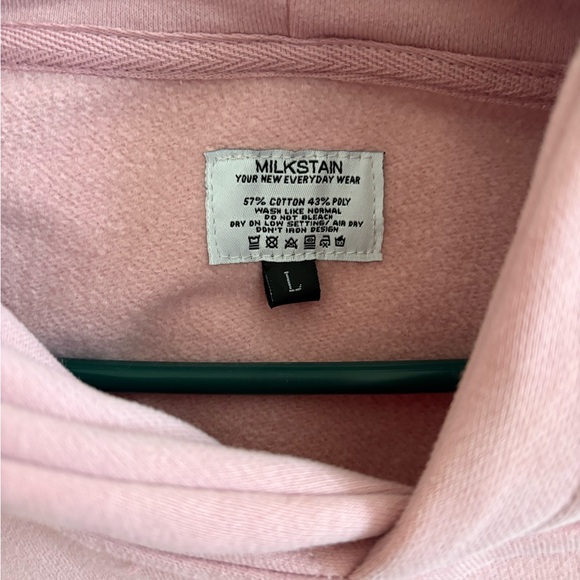 Milkstain Pink Hoodie - Picture 3 of 5